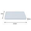 Bandeja de Plástico para el Hogar de Color Sólido Simple al por Mayor para Uso Diario, Sala de Estar, Comedor, Almacenamiento de Cosméticos, Bandeja Rectangular, Dropshipping