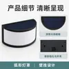 Luminária de Parede Externa à Prova d'Água Luminária de Parede Externa Luminária de Pátio Lâmpada de Varanda Escada Corredor LED Novo Estilo Chinês Luminária de Parede com Sensor