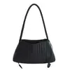 Bolso de Hombro para Mujer de Gran Capacidad, Nuevo para Viajes de Otoño 2026, Nuevo Diseño de Moda, Versátil, con Patrón de Cuero Tejido
