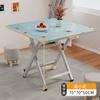 Mesa Plegable para Uso Doméstico, Mesa de Comedor Sencilla, Mesa Redonda para Sala de Estar, Puesto Portátil para Exteriores, Sencillo y Lujoso