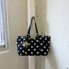 Bolso de Mano de Gran Capacidad a Lunares de Moda para Mujer 2026 Verano Nuevo Estilo Coreano Nicho Bolso de Hombro para Viajes Diarios Bolso Tote