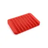 Fabricante Personalizado Caja Portajabón de Silicona para Baño Plato de Jabón de Viaje con Drenaje para Bañera y Artículos de Tocador