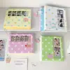 Álbum de Fotos de Cartoon Hisocute Life com Quatro Painéis Livro de Armazenamento de Ingressos e Recibos de Quatro Grades Álbum de Coleção de Cartões Postais de 5 polegadas
