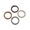 Accesorios para Joyería DIY 25mm Metal Pintado Coloridos Anillos de Tarjeta Broches de Resorte Llaveros Anillos Colgantes de Perlas Redondas