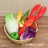 Venta al por mayor directa de fábrica de todo tipo de verduras de tacto de alta simulación PU verduras falsas PU simulación pepino col