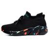 Zapatos Deportivos de Comercio Exterior Transfronterizo Zapatos de Mujer Verano Transpirables Tejido Volador Elástico Calcetines Zapatos de Hombre Tejido Suave Suela Zapatos para Correr Combinan con Todo