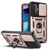 Adequado para Capa de Celular Multifuncional com Anel Anti-Queda para One Plus Turbo6 e Capa Protetora Anti-Queda com Janela Deslizante para One Plus 15