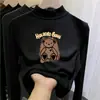 Camiseta de manga larga para niña, nueva colección otoño/invierno 2026, capa base infantil con forro polar, ropa interior térmica cálida, top casual