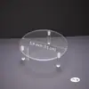 Soporte de Exhibición Transparente de Acrílico Nuevo Transfronterizo para Pasteles, Plantas, Postres, Joyería, Figuras y Coleccionables