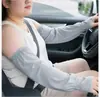 Mangas de Protección Solar de Tamaño Grande para Mujer, Protección UV, Longitud Extendida de Verano, Mangas de Hielo Holgadas para Hombre, Mangas de Brazo de Seda de Hielo para Ciclismo y Conducir