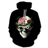 Halloween 2024 Navidad transfronteriza suéter de impresión digital 3D suéter para hombre estampado