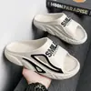 Chinelos masculinos de verão para exterior, com sola confortável e acolchoada, design antiderrapante, solas grossas, adequados para passeios na praia, dirigir e atividades ao ar livre