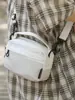 Xiaozhong Bolsa Transversal Leve Cor Sólida Pequena Quadrada Nova Bolsa de Ombro Estilo Japonês Estudante Grande Capacidade Bolsa para Celular de Commuter Tendência