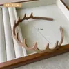Acessórios de Cabelo Estilo Coreano, Faixa Simples Ondulada para Mulheres, Design de Coroa Alta, Versátil, Faixa Antiderrapante com Dentes, Adequada para Lavar o Rosto