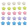 Contas Acrílicas Cor Sólida Estrela de Cinco Pontas Contas Espalhadas Feito à Mão DIY Joias Pulseira Colar de Contas Acessórios Material para Corrente de Celular