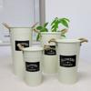 Floristería de estilo nórdico, cubo de flores que despierta, simulación de flores secas para el hogar, cubo de flores retro, maceta, decoración del hogar