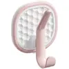 Ganchos de plástico estilo macarrón, ganchos adhesivos para baño sin taladro, ganchos pegables estilo dopamina para entrada y detrás de la puerta