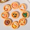 Simulación tamaño pequeño resina comida china para el desayuno juego desayuno bollos rellenos al vapor dumplings té de la mañana cantonés comida china comida diy juego comida adornos