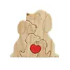Amazon Rompecabezas de Madera Amor Familia Adornos Día de la Madre Decoraciones para el Hogar Regalos Festivos Adornos Decorativos