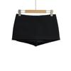 XZ24505-24 Invierno Nuevo Estilo Europeo y Americano Cremallera Oculta Doble Cara Falda de Traje Sexy de Cintura Baja Falda para Mujer