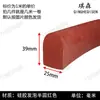 Espuma de Silicona Sólida Semicircular Roja Resistente a Altas Temperaturas Espuma Anti-Colisión Sello de Puerta de Gabinete Tira de Sellado Mecánico para Huecos Forma D