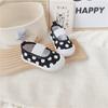 Exportar Zapatos de Lona Elástica con Estampado Floral de Boca Baja para Niñas Estilo Coreano Nuevo de Primavera y Otoño Zapatos para Bebés con Suela Suave Zapatos para Niños Pequeños Zapatos para Niños
