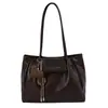 Bolso de Mano Retro de Cuero Suave para Mujer 2026 Nuevo Estilo de Gama Alta para Viajes de Negocios Gran Capacidad Bolso de Hombro Bolso Simple Versátil