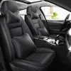 Almofadas de assento de carro personalizadas, adequadas para todas as estações, almofadas de assento de couro Nappa para cinco lugares, cobertura total, assentos dianteiros individuais ou duplos