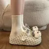 Populares lindo estilo casual 2026 otoño nuevo para mujer lazo sin cordones antideslizantes perezosos puntera cerrada mules