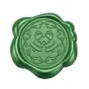 Adesivo de carimbo de cera de vedação verde pinho Série de Natal adesivo de selo para decoração de envelope convite garrafa de vinho presente