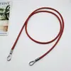 Nova Alça de Couro Redonda de 6mm para Bolsa DIY Alça Substituível para Bolsa Feminina Alça Longa de Ombro Único Transversal Pronta para Venda