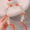 Tocado europeo y americano tocado hecho a mano flor accesorios nupciales accesorios para el cabello de boda diadema de corona de hojas para niños
