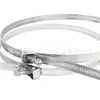 Aço Inoxidável 304 Fivela Ajustável Abraçadeira de Cabo de Aço Inoxidável Espessa Destacável Retrátil Fivela Abraçadeira de Cabo de Metal Larga Reforçada 1m de Comprimento