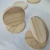 Pino redondo madera maciza redondo semicircular DIY modelo material de manualidades madera en bruto se puede perforar pino Tung