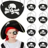 Atacado Chapéu de Pirata de Feltro para Halloween Acessórios de Adereços de Fantasia de Pirata Caribenho Chapéu com Caveira