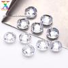 5A redondo duplo tartaruga zircão branco fábrica atacado 3mm-10mm acabado pedra nua zircão pode fazer categoria de joias