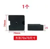 Soporte de caja de conexiones de molde de aluminio bloque de posicionamiento de conducto empotrado de agua y electricidad placa de película de aluminio para caja de conexiones 86 base de junta de parada de agua de aluminio goma