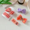 Pinza de Tiburón para Niños en la Parte Posterior de la Cabeza Combinable Flequillo Lateral Pinza para Cabello Roto Amor Tela Chica Dulce Pinza de Agarre Tocado