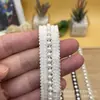 Directo de fábrica otoño e invierno nuevo estilo pequeño fragante perla encaje código de barras DIY puños de ropa borde de falda zapatos y sombreros borde de bolsa