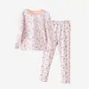 Ropa y Pantalones de Otoño para Bebé, Algodón Puro, Clase A, Conjunto de Capa Base para Niñas, Pijamas Ajustados para Niños, Ropa y Pantalones de Algodón Lycra para Niñas