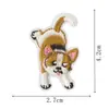 11 Tipos de Parches Divertidos para Cachorros Varios Diseños Lindos de Mascotas, Parches Bordados para Sudaderas y Mochilas