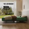 Cama Flutuante Ecológica Sem Formaldeído para Apartamentos Pequenos, Novo Modelo 2026, Estrutura de Cama Tendência Sem Cabeceira em Aço Carbono