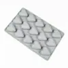 En stock de fábrica Molde de silicona para moldear chocolate, dulces, hielo con 15 cavidades, molde para gelatina con forma de corazón de 15 celdas
