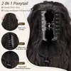 Peluca Estilo Europeo y Americano de 30 Pulgadas con Pinza de Garra Cola de Caballo Ola de Agua Cabello Largo Rizado Esponjoso Permanente de Maíz Cola de Caballo Amazon
