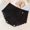Pantaleta Mascarilla Ultradelgada Seda Hielo para Mujer Cintura Media Transpirable Verano Estilo Delgado Suave Algodón Nube Japonesa Calzones de Entrepierna