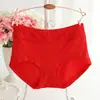 Explosiones de fábrica ropa interior MM gorda para mujer algodón cintura media talla grande fibra de carbón de bambú modal cintura alta calzoncillos de mediana edad