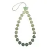 Colgante de Calabaza con Raíz de Bodhi Degradado Verde, Cadena para Teléfono Móvil Estilo Chino, Correa de Muñeca Antiperdida, Llavero para Bolso, Pulsera de Joyería