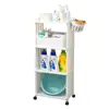 Estante de Almacenamiento Móvil de Múltiples Niveles BNBS para Baño, Carrito de Almacenamiento para Artículos de Tocador y Lavabo de Baño