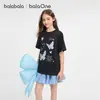 [Balaone] Balabala Ropa Infantil Camiseta de Manga Corta para Niñas Niños 2026 Nuevo Verano Transpirable Fresca