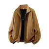 Chamarra de aviador estilo americano con cuello alto para hombre, marca de moda, otoño, estilo urbano, corte holgado, top fresco y deportivo estilo workwear